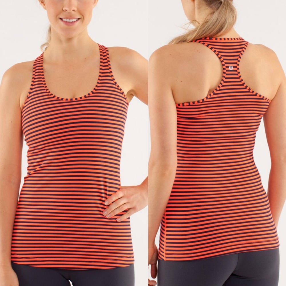 Lululemon Classic Stripe Cool Racerback Tank